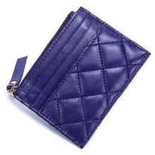 Load image into Gallery viewer, Sheepskin Soft Coin Purses High Quality Multi-function Plaid Style Card Wallets
