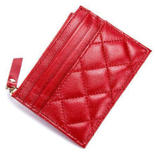 Load image into Gallery viewer, Sheepskin Soft Coin Purses High Quality Multi-function Plaid Style Card Wallets
