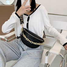 Load image into Gallery viewer, Women&#39;s Fanny Pack Waist Bag Thick Chain Shoulder Crossbody Chest Belt Bag
