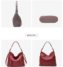 Load image into Gallery viewer, Genuine Leather Women Bag Daily Handbag Shoulder Tote Crossbody Hobo Zipper Pocket Z26
