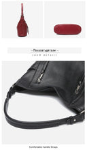 Load image into Gallery viewer, Genuine Leather Women Bag Daily Handbag Shoulder Tote Crossbody Hobo Zipper Pocket Z26
