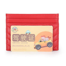 Load image into Gallery viewer, Ultra Thin Unisex Card Holders Sheepskin Ladies Card Wallet Soft Men Business Card Cases
