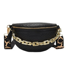 Load image into Gallery viewer, Women&#39;s Fanny Pack Waist Bag Thick Chain Shoulder Crossbody Chest Belt Bag
