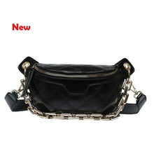 Load image into Gallery viewer, Women&#39;s Fanny Pack Waist Bag Thick Chain Shoulder Crossbody Chest Belt Bag
