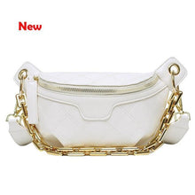 Load image into Gallery viewer, Women&#39;s Fanny Pack Waist Bag Thick Chain Shoulder Crossbody Chest Belt Bag
