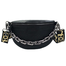 Load image into Gallery viewer, Women&#39;s Fanny Pack Waist Bag Thick Chain Shoulder Crossbody Chest Belt Bag
