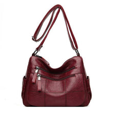 Load image into Gallery viewer, Large Capacity Women Soft Leather Handbag Shoulder Crossbody Bags
