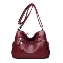 Load image into Gallery viewer, Large Capacity Women Soft Leather Handbag Shoulder Crossbody Bags
