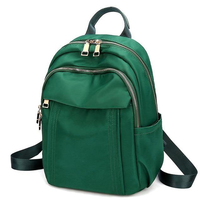 Waterproof Nylon Women's Backpack Large Capacity Lady Knapsack Casual Teenager School Bags