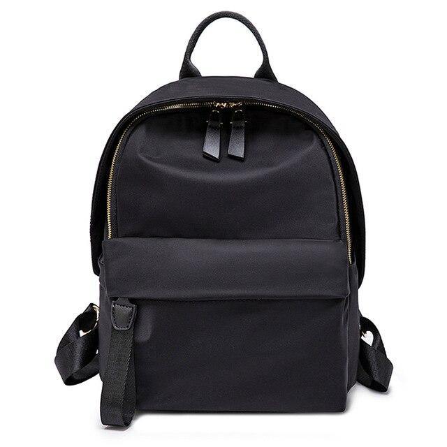 Fashion Women's Backpack Waterproof Nylon High Quality Rucksack Commuters Style Knapsack Girl's School Bags