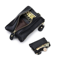 Load image into Gallery viewer, Genuine Leather Key Wallet Men &amp; Women Car Key Bag Key Chain Holder
