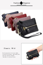 Load image into Gallery viewer, Genuine Leather Key Wallet Men &amp; Women Car Key Bag Key Chain Holder
