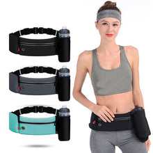 Load image into Gallery viewer, Dual Pocket Running Belt Trail Running Waist Bag For Phone Sports Fanny Pack
