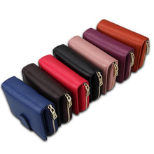 Load image into Gallery viewer, Fashion Women Genuine Leather Wallets RFID Anti Theft Purses ID Card Holders
