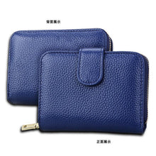 Load image into Gallery viewer, Fashion Women Genuine Leather Wallets RFID Anti Theft Purses ID Card Holders
