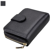 Load image into Gallery viewer, Fashion Women Genuine Leather Wallets RFID Anti Theft Purses ID Card Holders
