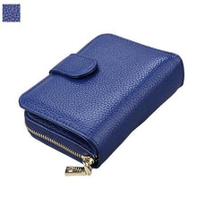 Load image into Gallery viewer, Fashion Women Genuine Leather Wallets RFID Anti Theft Purses ID Card Holders
