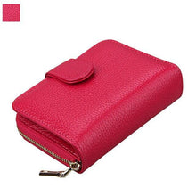 Load image into Gallery viewer, Fashion Women Genuine Leather Wallets RFID Anti Theft Purses ID Card Holders
