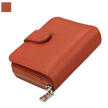 Load image into Gallery viewer, Fashion Women Genuine Leather Wallets RFID Anti Theft Purses ID Card Holders
